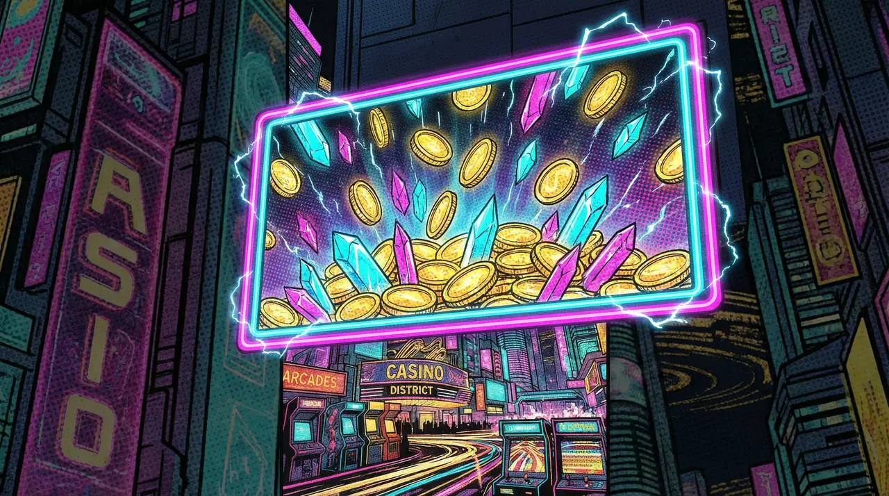 盛大娱乐 - 首充狂欢夜波普广告牌